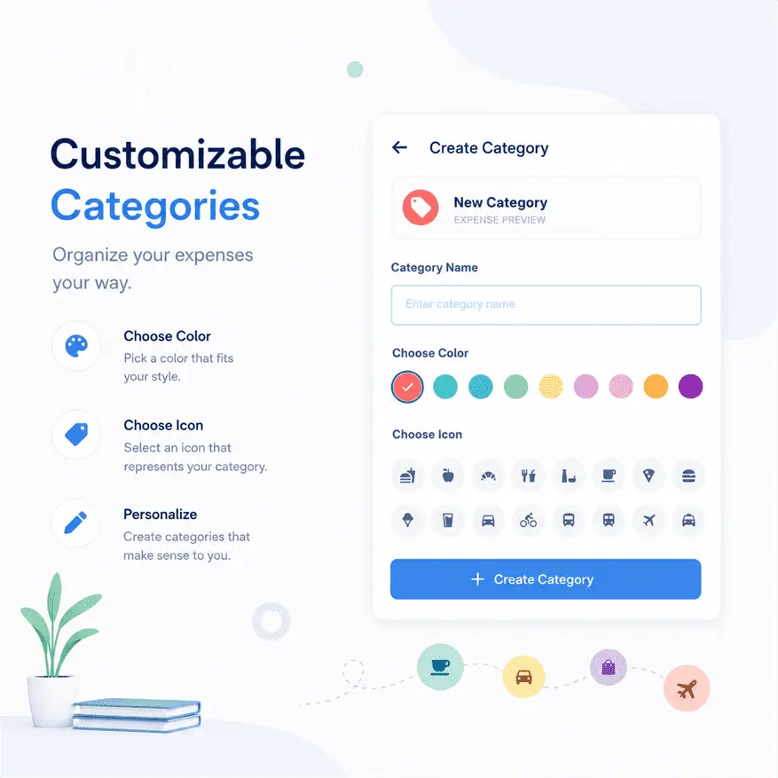 Custom Categories Feature