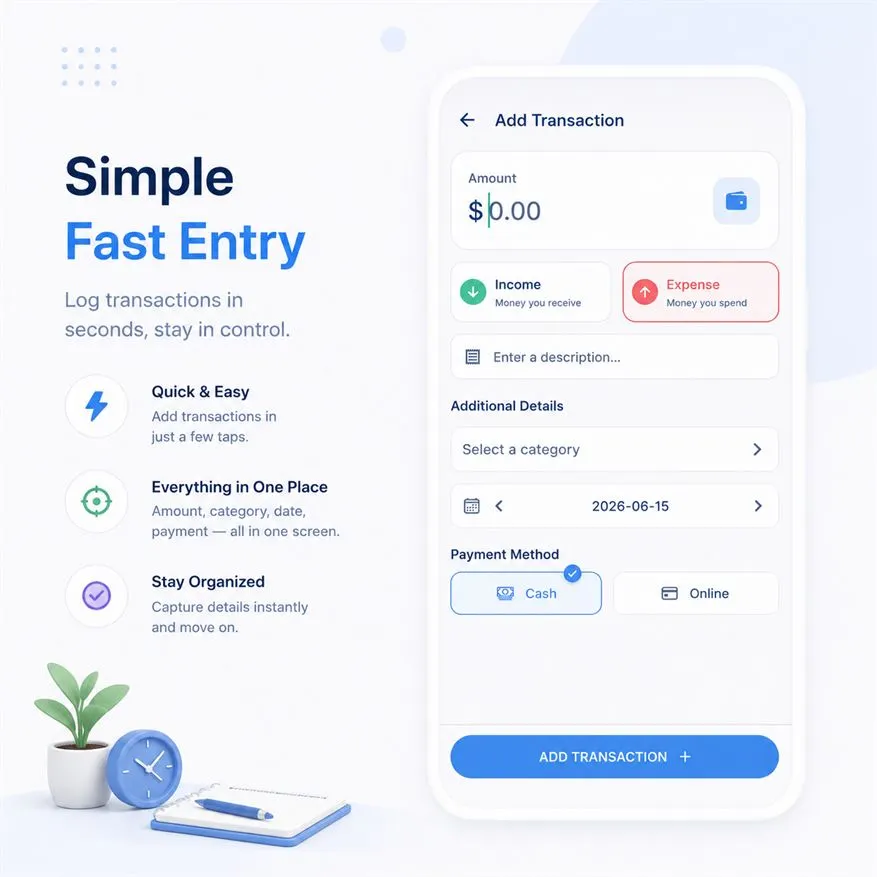 Quick Add Feature